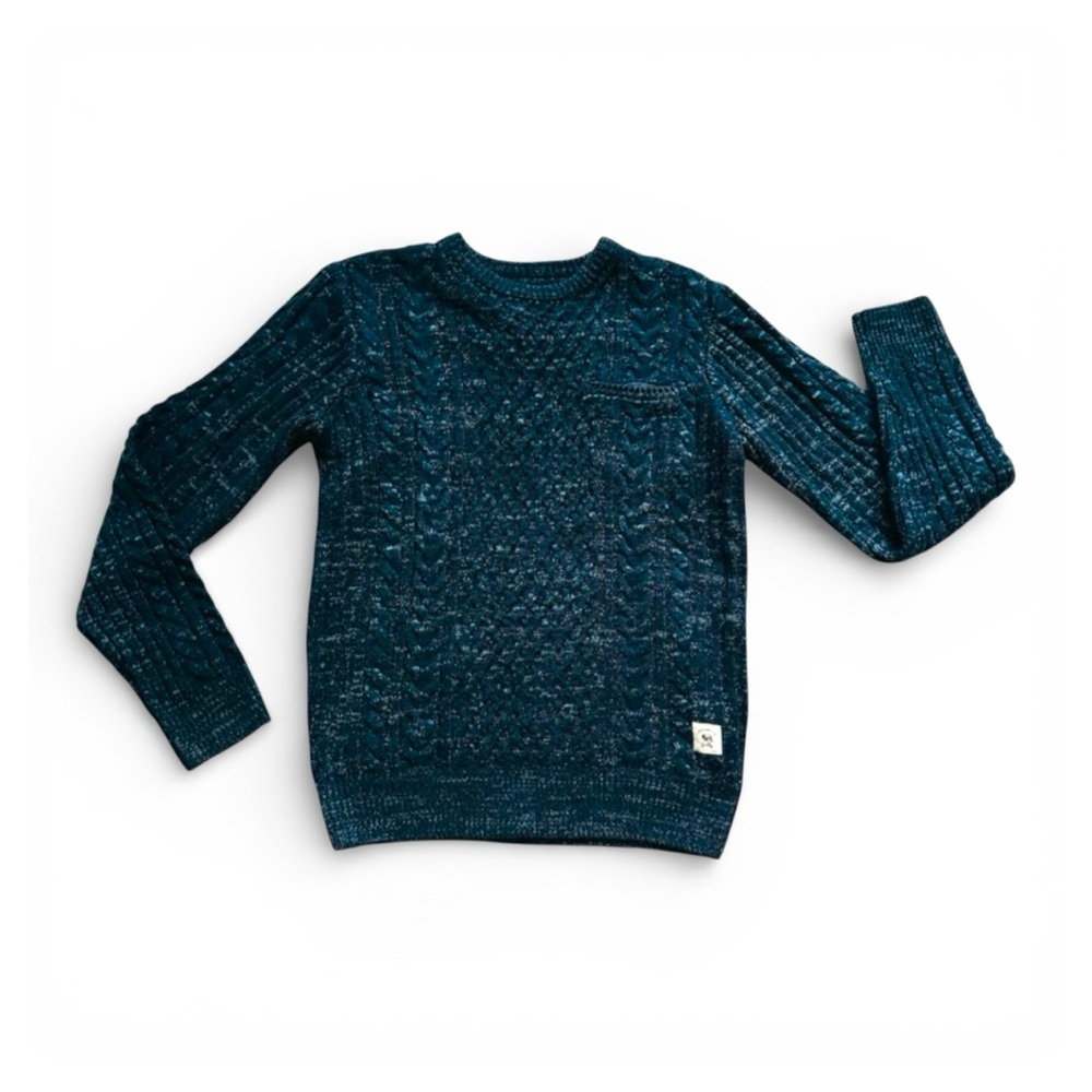 ★ Vintage Bellfield Handcrafted Quality Chunky Sweater - Blue ★